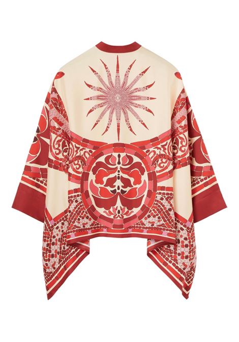 Camicia stile foulard in seta multicolore La double j - donna LA DOUBLE J | SHI0059SIL006COB01RE01